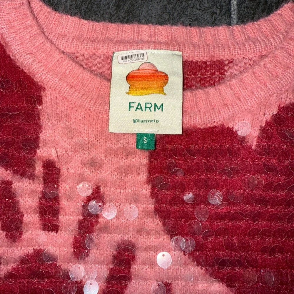 Farm Rio Sequins Knit Sweater - Picture 9 of 13